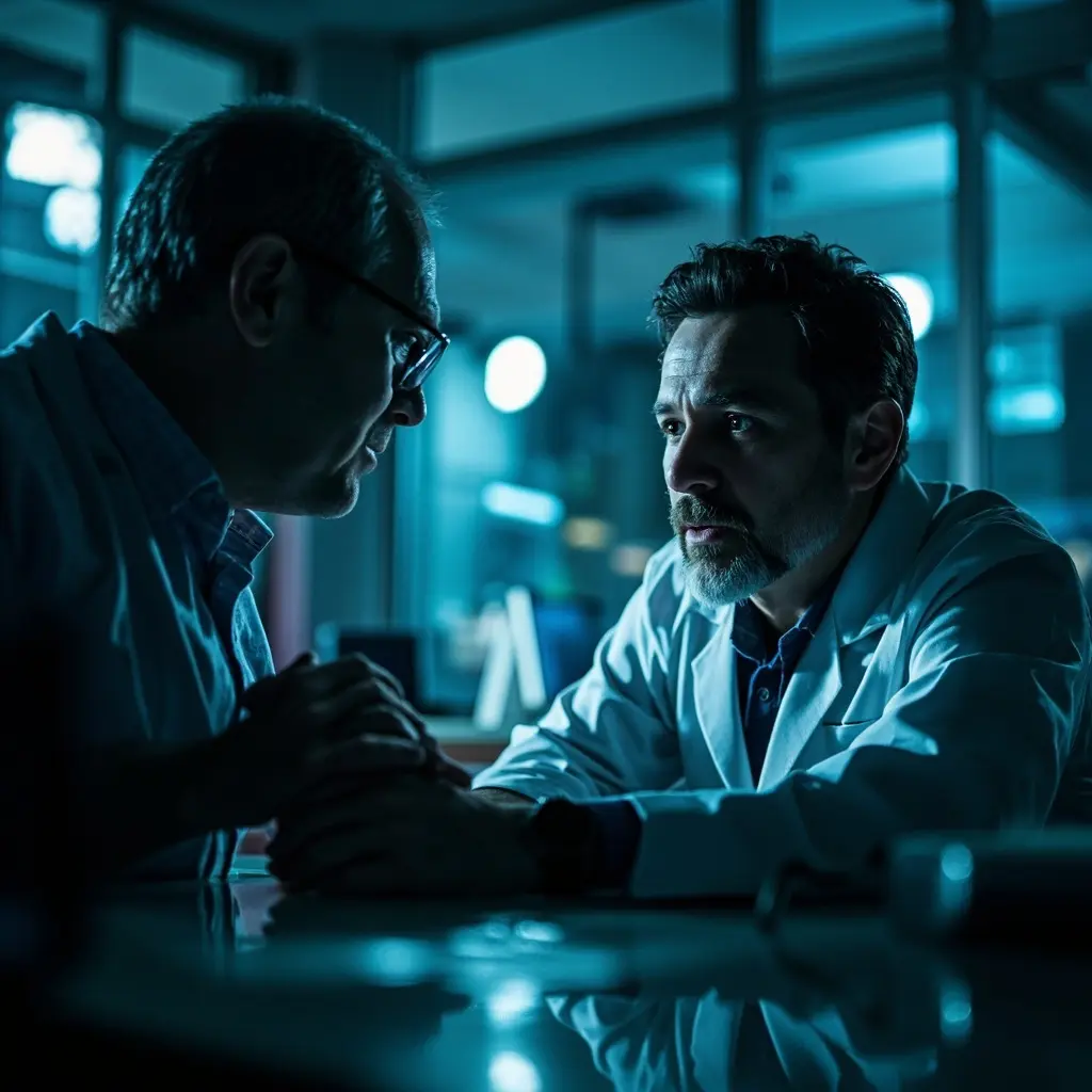 Doctor consulting with a patient