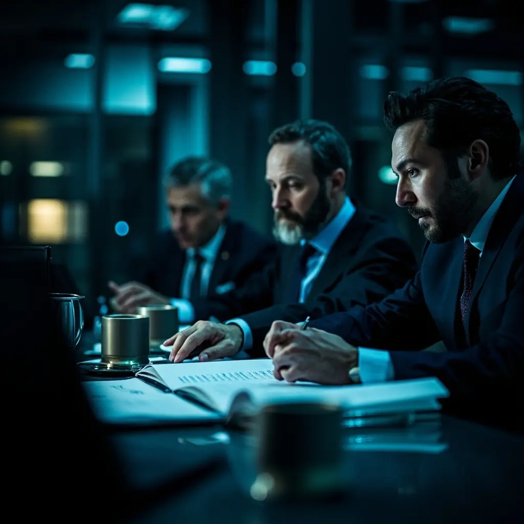 Legal team in a meeting